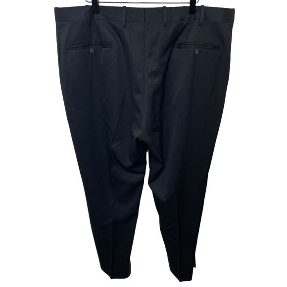 JWN Men’s John W. Nordstrom Torino Classic Fit Black Wool Italian Dress Pants 40 - Picture 6 of 11